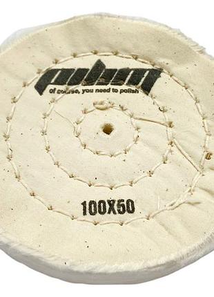 Круг муслиновый sprut 100мм x 50 слоев белый (п-km-126100)