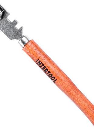 Стеклорез intertool 1 ролик (ht-0521)