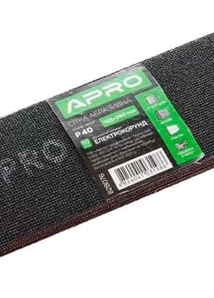 Сетка абразивная apro 105 x 280 мм x р40 (10 шт.) (828076)