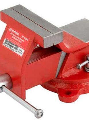 Тиски поворотные intertool 100 мм x 4.4кг эконом (ht-0080)