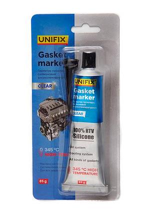 Герметик прокладок unifix 85г x 345°с прозрачный (940010)