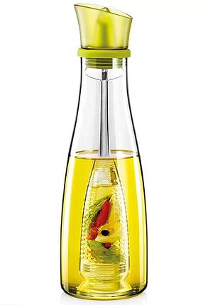 Диспенсер для олії bottle 250ml ⁇ пляшка для олії та оцту із ситиком для трав