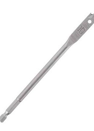 Свердло по дереву пір'яне intertool 10 x 150мм hex (sw-0010)