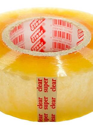 Скотч super clear 45мм x 45мкм x 1000 прозрачный (д-с1000)