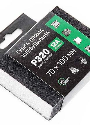 Губка шлифовальная apro 100 x 70 x 25 мм x p320 прямая (828100)