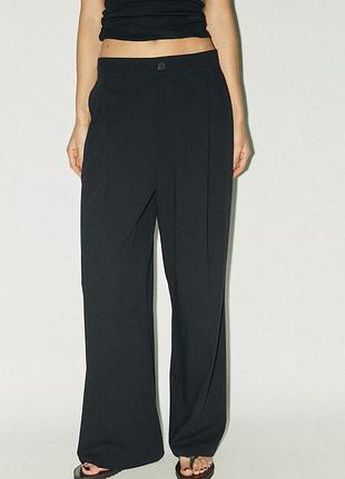 Штани брюки широкі палаццо zara