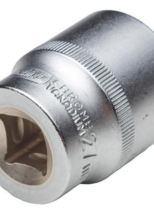 Головка шестигранная сила 27 мм х 1/2" (252527)