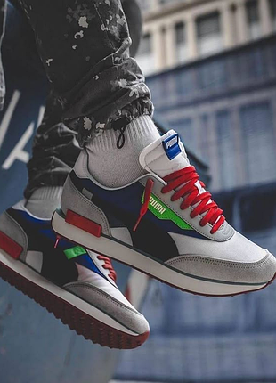 Puma future rider 'dazzling blue' оригінальні кросівки