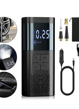 Портативный компрессор аккумуляторный wireless air pump vc027