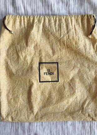 Fendi dust bag пильник пильовик розмір 34*34 вінтаж італія