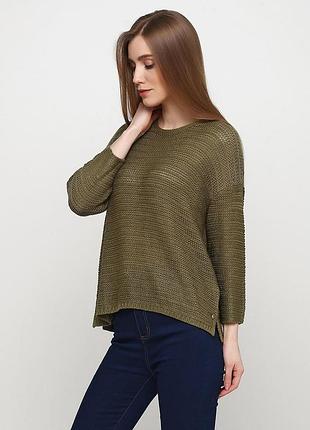 (156 604) свитер tom tailor 1002609*40 женск. зеленый xs