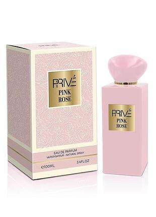 Жіноча парфумована вода prive parfums pink rose 100 мл