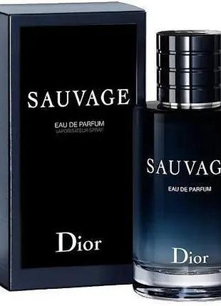 Мужская парфюмированная вода sauvage 100 мл lux