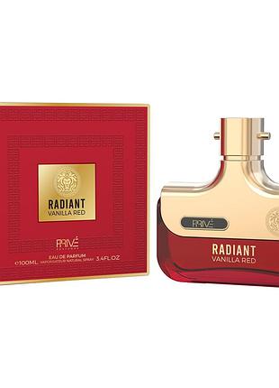 Мужская парфюмированная вода prive parfums radiant vanilla red 100 мл