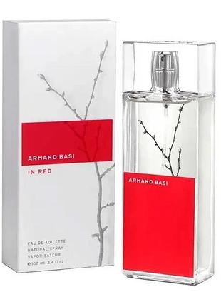 Жіноча туалетна вода armand basi in red 100 мл