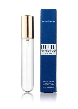 Мужской мини парфюм antonio banderas blue seduction for men 20 мл
