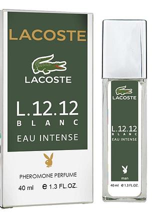 Lacoste l.12.12. blanc eau intense pheromone parfum чоловічий 40 мл