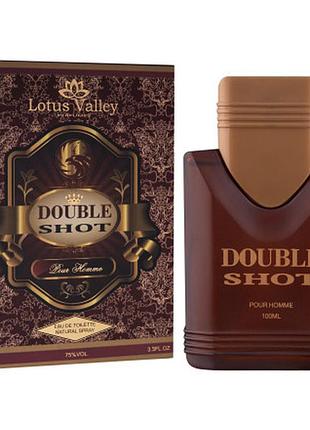 Чоловіча туалетна вода lotus valley double shot 100 мл