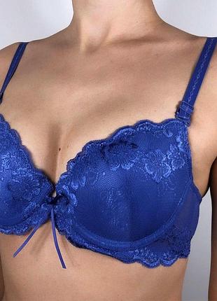 Бюстгальтер с поролоном "masdana" (а) синий, 75