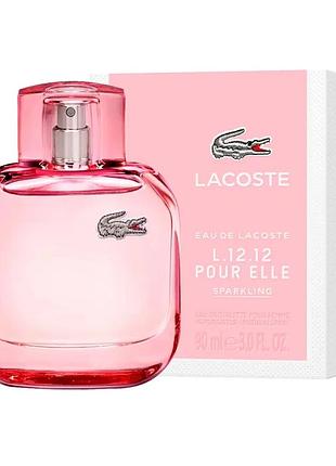 Жіноча туалетна вода lacoste eau de lacoste l.12.12 pour elle sparkling 90 мл