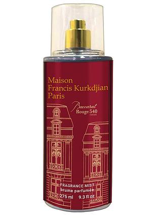 Парфюмированный спрей для тела maison francis kurkdjian baccarat rouge 540 extrait de parfum exclusive euro 275 мл