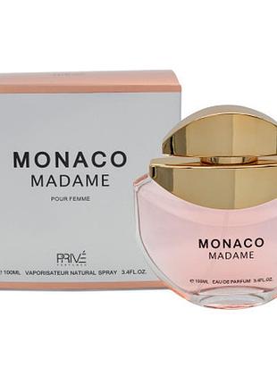 Женская парфюмированная вода prive parfums monaco madame 100 мл