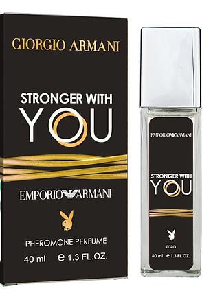 Emporio armani stronger with you pheromone parfum чоловічий 40 мл