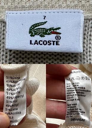 Светр кофта lacoste vintage 7