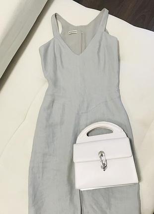 Стильний лляний сарафан armani