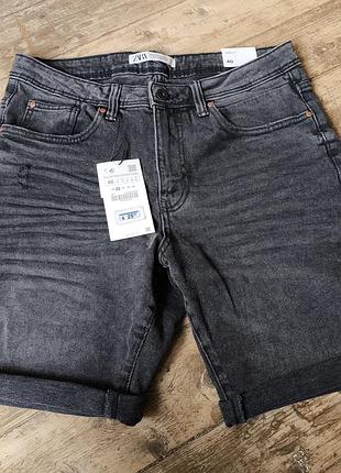 Джинсовые шорты zara