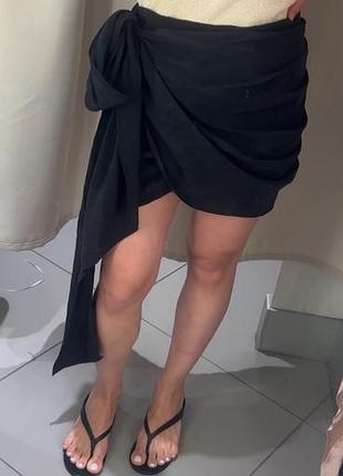 Драпірована спідниця на запах h&m