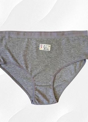 Жіночі труси сліпи бавовна в рубчик moda lux розмір 3xl туреччина