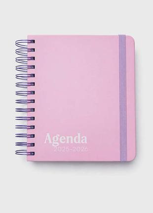 Планировщик bts agenda 2025-2026 розовый с наклейками