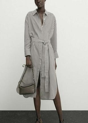 Брендова сукня-сорочка, туніка massimo dutti.