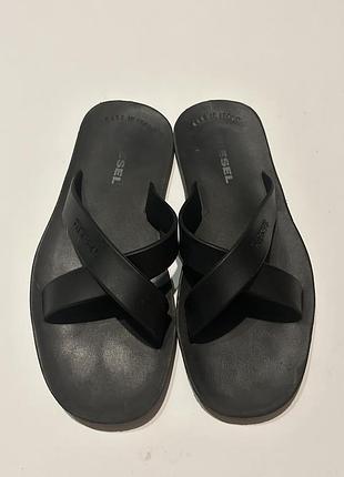 Шлепки, тапки, сланцы diesel plaja wash navy strap plastic sandals