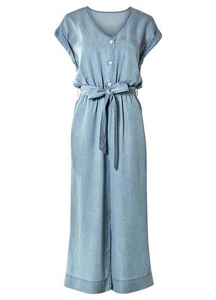 Комбінезон довжиною 7/8 для жінки esmara lyocel (tencel™) 461021 38(s) блакитний