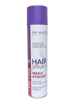 Лак для волосся spa master mega strong 400 мл