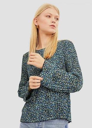 Брендовая новая красивая блуза р.16-20 оверсайз.