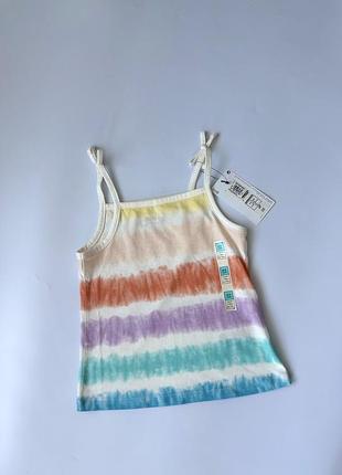 🌈 яскрава літня майка в смужку tie-dye від marks & spencer (m&s)