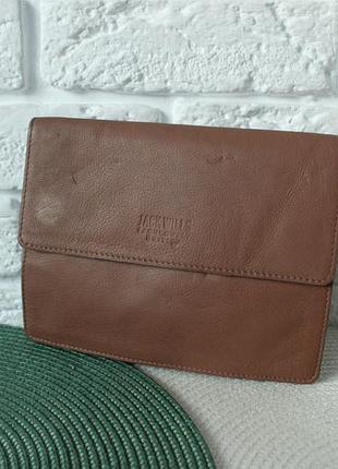 Сумка для документів, клатч, косметичка jack wills. натуральна шкіра.