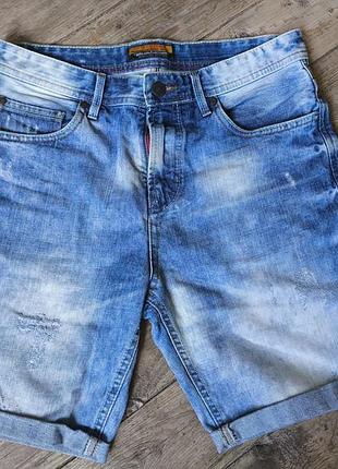 Шорты джинсовые pull and bear