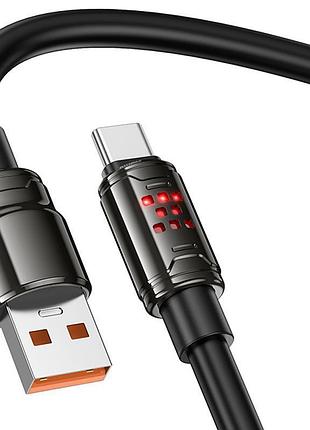 Дата кабель hoco u143 joy usb to type-c 5a (1.2m) 3