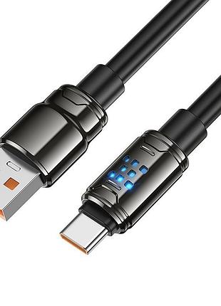 Дата кабель hoco u143 joy usb to type-c 5a (1.2m) 4