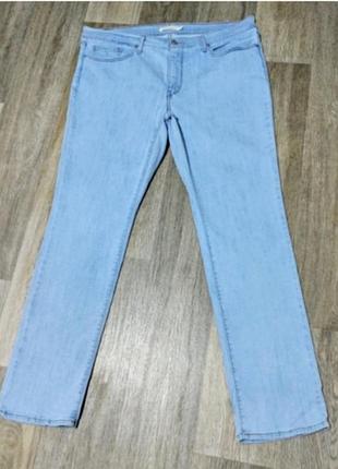 Мужские светло-синие джинсы levis , размер 34 .