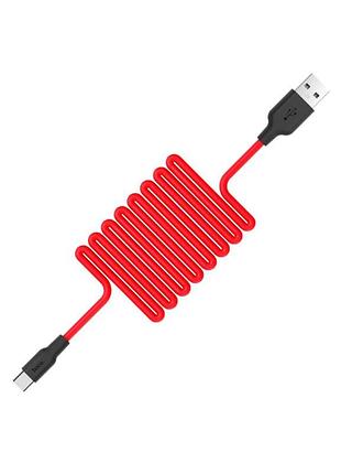Дата кабель hoco x21 silicone type-c cable (1m) 2