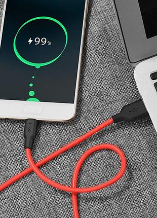 Дата кабель hoco x21 silicone type-c cable (1m) 5