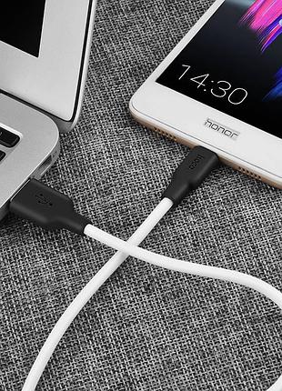Дата кабель hoco x21 silicone microusb cable (1m) 4
