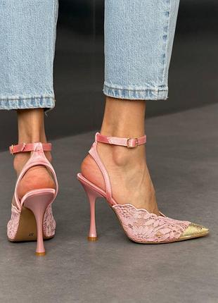 Жіночі туфлі мереживо jimmy choo