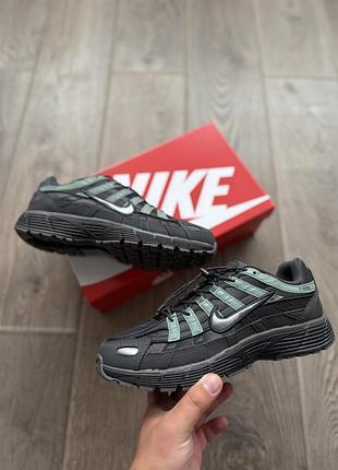 Nike p-6000 anthracite dark smoke grey clay green iron grey