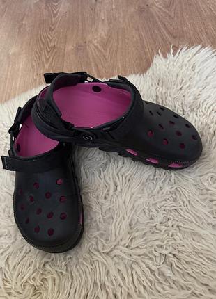 Чоловічі босоніжки crocs w11 duet max 2 post malone black калаб